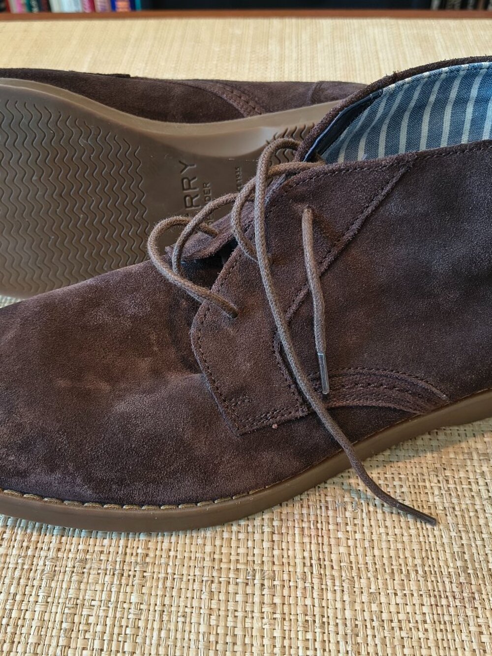 Sperry Newman Chukka Brown Suede desert boots